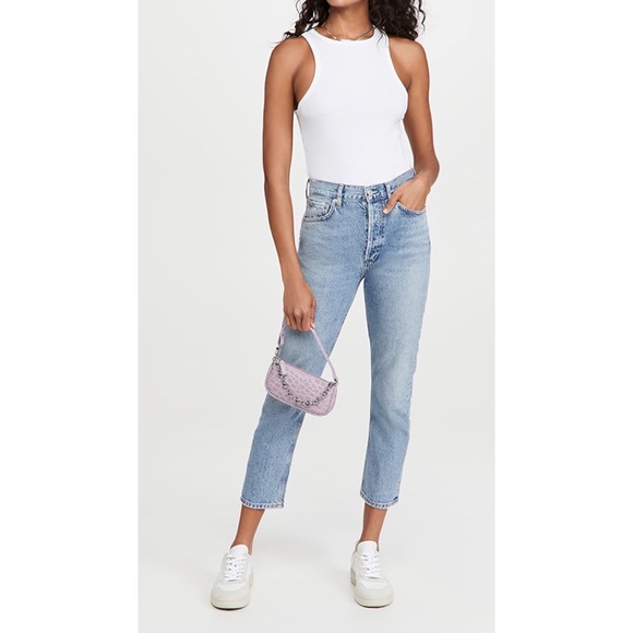 AGOLDE High Rise Straight Riley Crop Jeans - Picture 3 of 7